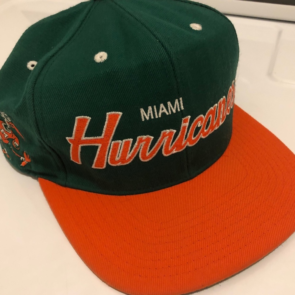 Miami Hurricanes Mitchell and Ness Snapback